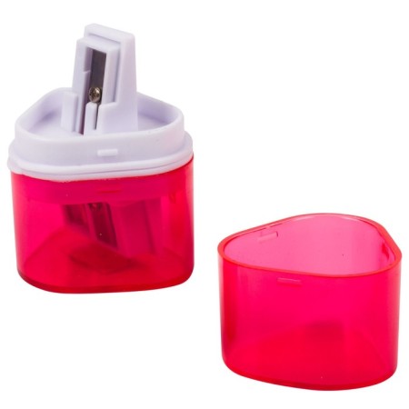 Zapochilok 3 holes with a container Brauberg "Case", triangular, plastic, mix 226943-4