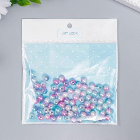 Beads for creativity Plastic "Gradent Gol-pink" set 20 g d = 0.8 cm-4