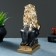 Figure "Leo with a shield" bronze 10x7x21cm