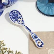 Spoon, gzhel, mix