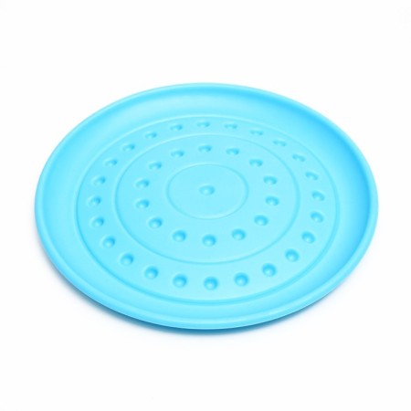 Frisby "UFO", 18.6 cm, hard thermoplastic rubber, blue-5