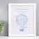 Photo frame plastic L-5 20x25 cm white (plastic screen)