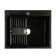 Fabia Profi washing, 60x50 cm, graphite, mortise, s = 3.0 and 0.8 mm, siphon with overflow + basket