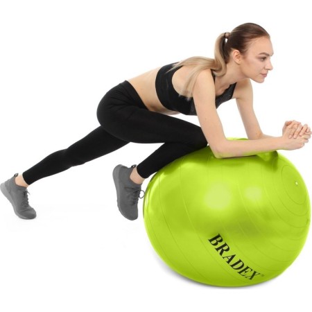 Fitball Bradex "Fitball-75" d = 75 cm, with a pump, light green-8
