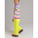 Fleet from a lightning fleece for a girl, height 122 cm
