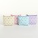 Women's wallet with zipper, color mix