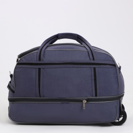 Road bag on wheels, a lightning department, with an increase, an outer pocket, the color is gray-1