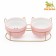 Ceramic bowls on a stand 2 x 250 ml