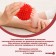 Massage ball Ø9 cm., Red color, crumb me