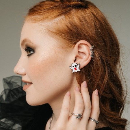 Earrings "Ghosts" Krivlyaks, colored-3