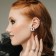 Earrings "Ghosts" Krivlyaks, colored