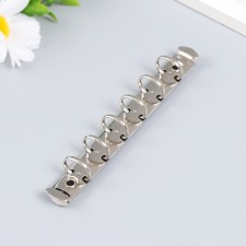 Ring metal clamp six rings diameter of the ring 1.7 cm 13 cm