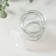 Bank for suppositories glass with a “heart” lid is a transparent 150 ml 6x6x8 cm