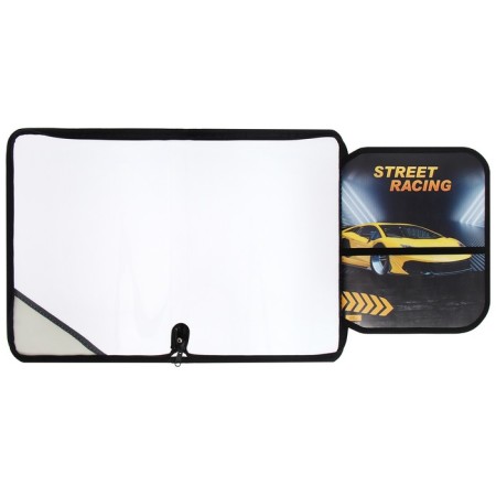 Labor folder A4, 325 x 230 x 25 mm, lightning around, folding bar, plastic, PTR-1 "car", with a filling of 10 items-16
