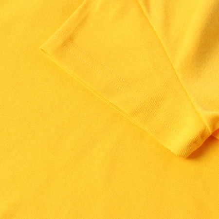T-shirt female V-shaped neckline, yellow color, size 46-2