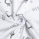 Diaper white cat 102x120cm, culinary 130g/m, 100% cotton