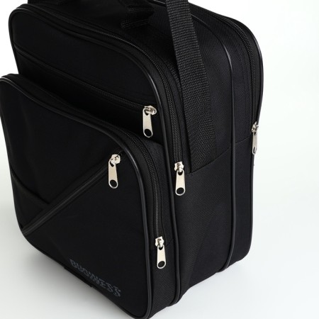 Male bag, luris, black color-3