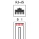 UTP RJ-45 (8P8C), CAT 5E Proconnect