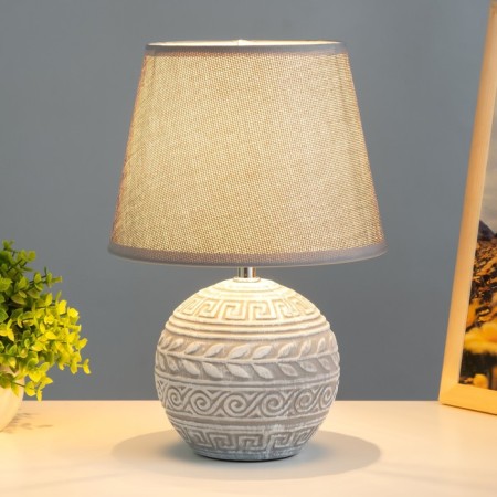 Table lamp 38044/1 E14 40W gray 23x23x32 cm Risalux