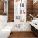 Curtain for the bathroom "kittens", 180 x 180 cm