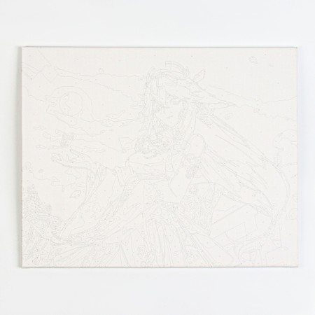 Picture for coloring by numbers "Geneshin. Yae Miko ", 40 × 50 cm-3