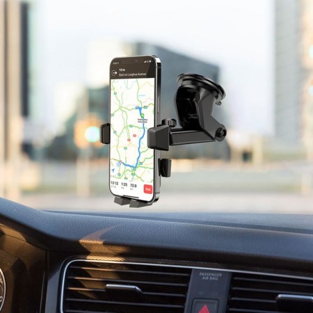 Hoco Ca83 car holder, for 4.5-7 inches, black-7
