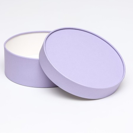 Gift box "Tenderness" pale purple, hooked without a window, 21 x8 cm-2