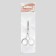 Scissors manicure, straight, narrow, 9 cm, silver color