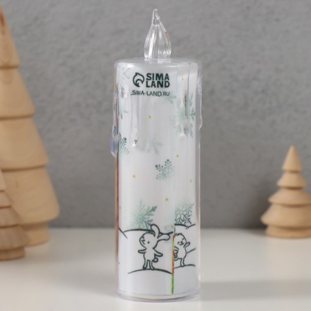 Ночник "Свеча" (Исполнения желаний) 3хLR1130 3,8х3,8х12см-3