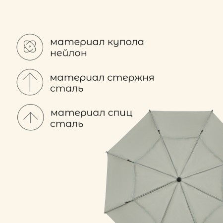 Umbrella beach maclay UV protection d = 240 cm, h = 220 cm-1
