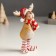 Polystone souvenir "Losyash in the red cap and striped leggings" MIX 5x8.5x15 cm