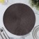 Serving napkin on the table "Loft", d = 38 cm, brown color