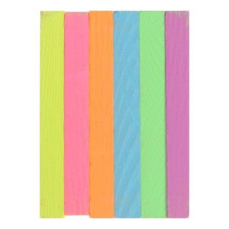 Core-colored crafts 6 pieces Koh-I-Noor 1125, rectangular, fluorescent-1