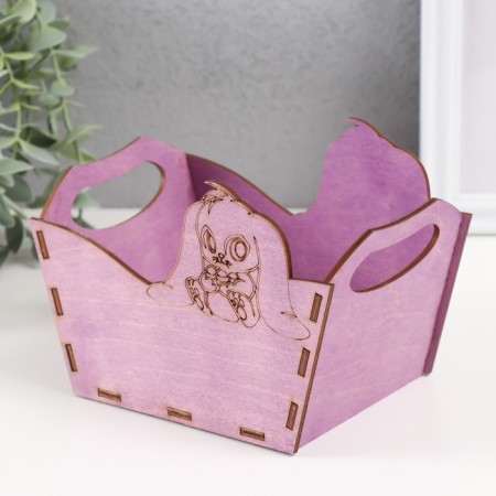 Easter "egg" ovation 15.6x10.5x11 cm, lilac-2