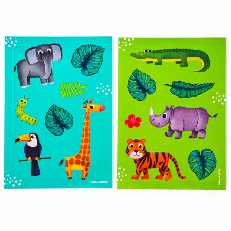 Set with a soft toy "Jungle", 8 items-11
