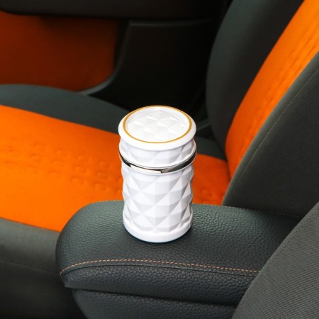 Ash for cars with backlight, white-4