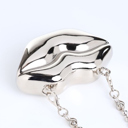 Female bag on a magnet, silver color-9