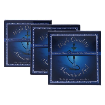 Square foil, set of 50 sheets with holes, 12.5 x 12.5 cm, 3 packages-1