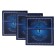 Square foil, set of 50 sheets with holes, 12.5 x 12.5 cm, 3 packages