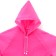Children's raincoat with reflective elements, pink color (120-160 cm)