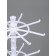 Carousel decoration stand, 16*16*28 cm, white color