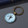 Set of keychain and icon "chicken" 6x11 cm