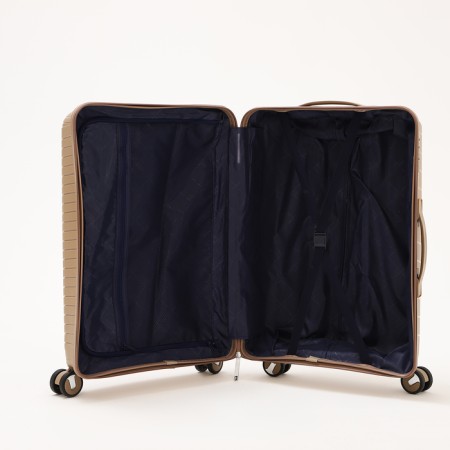 Middle suitcase 24 ", lightning department, code castle, 4 wheels, brown color-7