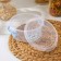 Food container Ricco, 1.2 l, d = 17 cm, h = 7.5 cm, round, transparent color, blue