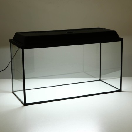 Aquarium "rectangular" with a lid, 85 liters, 72 x 31 x 38/44 cm, black-5