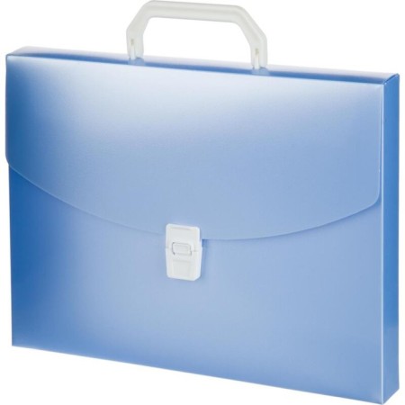 A4 portfolio folder, 700 μm, 6 departments, calligrata top breeze, heavenly, embossing "under the skin"