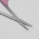 Scissors are manicure, bent, narrow, 9 cm, color mix