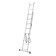 Tundra staircase, two -section, aluminum, 8 steps