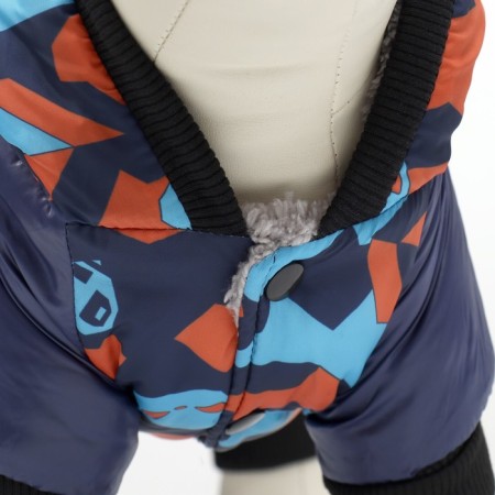 Dogs for dogs on a fur lining with a hood, size XL (DS 35, Osh 36, OG 48 cm)-8