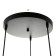 Lamp Bayerlux suspension "Dome" 3x40W E27 black and gold 36x36x22-122cm